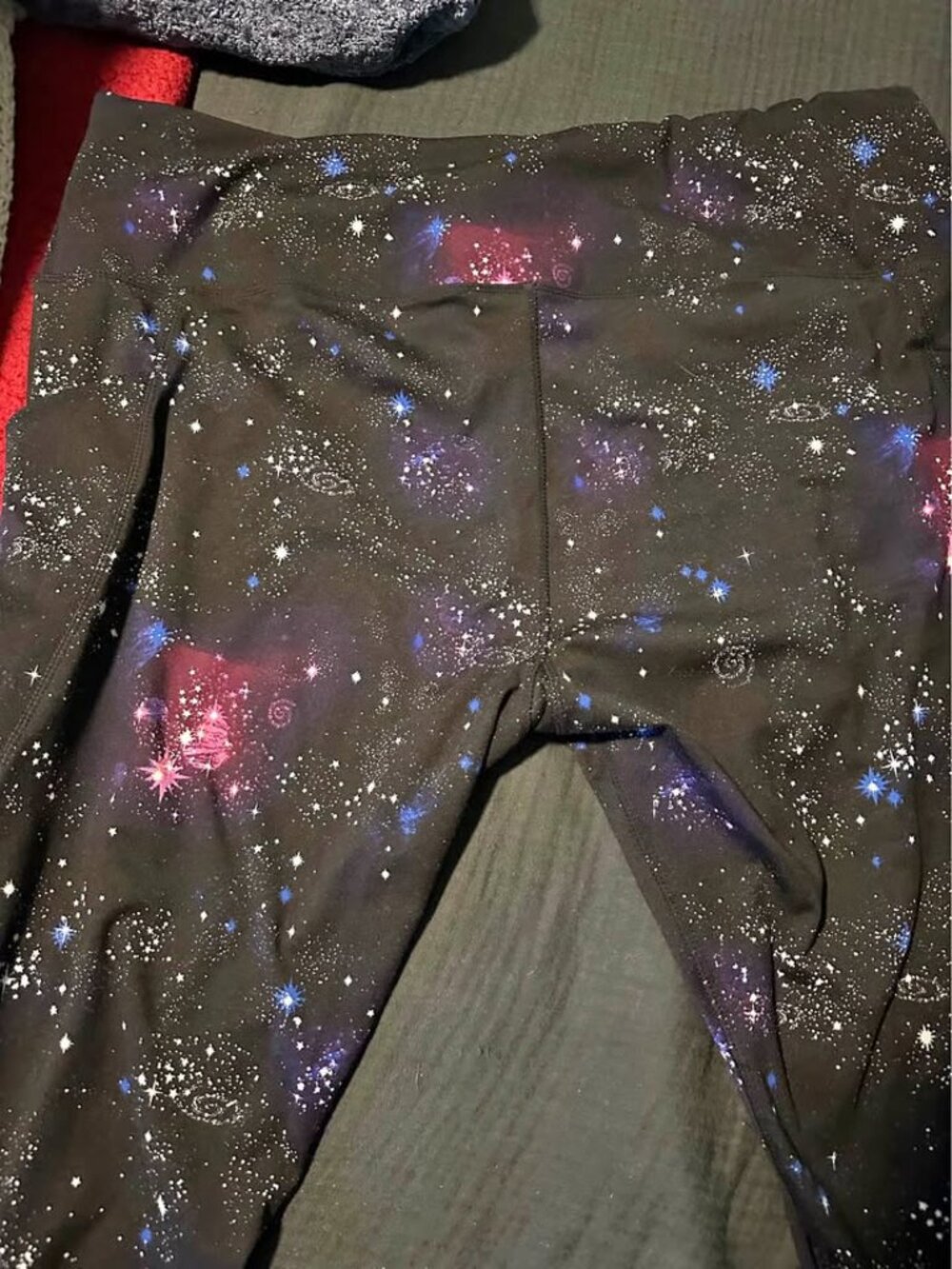 Galaxy Print Workout Leggings Size 5X – Fits Approx. US 22 – Never Worn